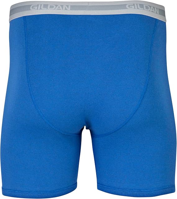 Gildan Mens Underwear Boxer Briefs, Multipack